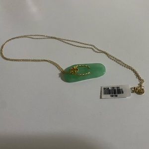 Jade Slipper Necklace